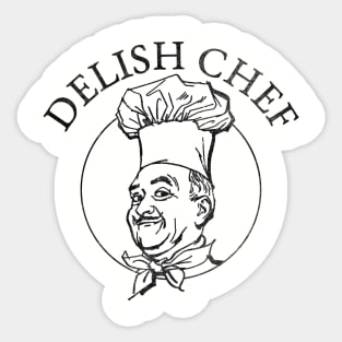 Delish Chef. Sticker